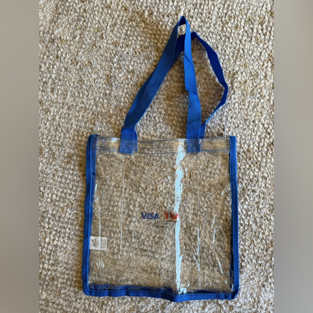 Clear Tote Bag Super Bowl LVI Visa